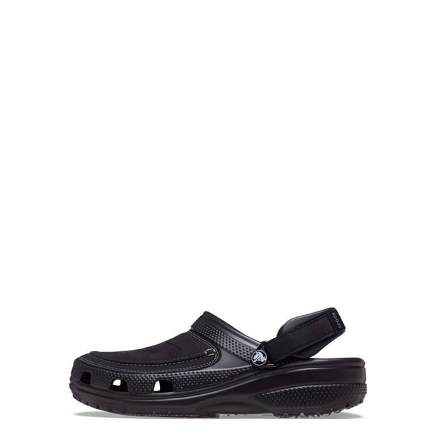 Crocs Yukon Vista II 209396 Mens Size US 9 Black Leather Slide Sandal Shoes Men main image 2