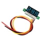 thumbnail image 5 of Voltímetro Medidor De Voltaje Voltímetro Digital 0.36 Pulgadas Tres Cables 0-100V Pantalla LED Medidor De Voltaje Impermeable Azul ANGGREK Hardware, 5 of 8