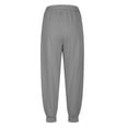 thumbnail image 3 of AherBiu Womens Sweatpants Joggers Cinch Bottom Pants Fleece Lined Thermal Warm Winter Fall Casual Pants with Pockets, 3 of 5
