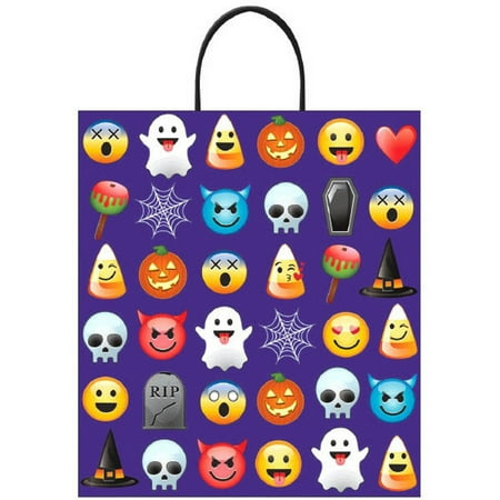 Emoji Halloween Treat Loot Party Tote Bag 16