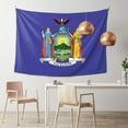 thumbnail image 2 of New York Usa State Flag Tapestry, Aesthetic Wall Hanging Tapestries Dorm Room Home Decor, 60" x 40", 2 of 7