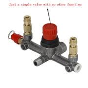 Air Compressor Pressure Valve Switch Control Manifold Regulator Gauges Tool
