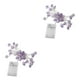 thumbnail image 3 of Inteprter Guirnalda de luces LED de bajo consumo, lámparas decorativas de piedra Natural para dormitorios, decoración para sala de estar, Púrpura 2piezas, 3 of 6