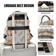 thumbnail image 3 of FORMRS Mini Backpack Purse for Women Quilted Travel Daypack Casual Shoulder Bag, Brown Cartoon Bears, 3 of 7