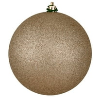 Vickerman 2.75" Oat Glitter Ball Ornament, 12 per Bag