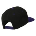 thumbnail image 4 of LA Embroidered Snapback Cap - Black Purple OSFM, 4 of 5