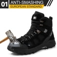 thumbnail image 3 of Steel Toe Boots for Men Work Safety Indestructible Boots for Women Construction Shoes Composite Toe, 3 of 5