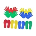 thumbnail image 4 of Marcadores de alfombras Conjunto de entrenamiento sensorial para niños Educación física Táctil 4 par y 4 par, 4 of 8