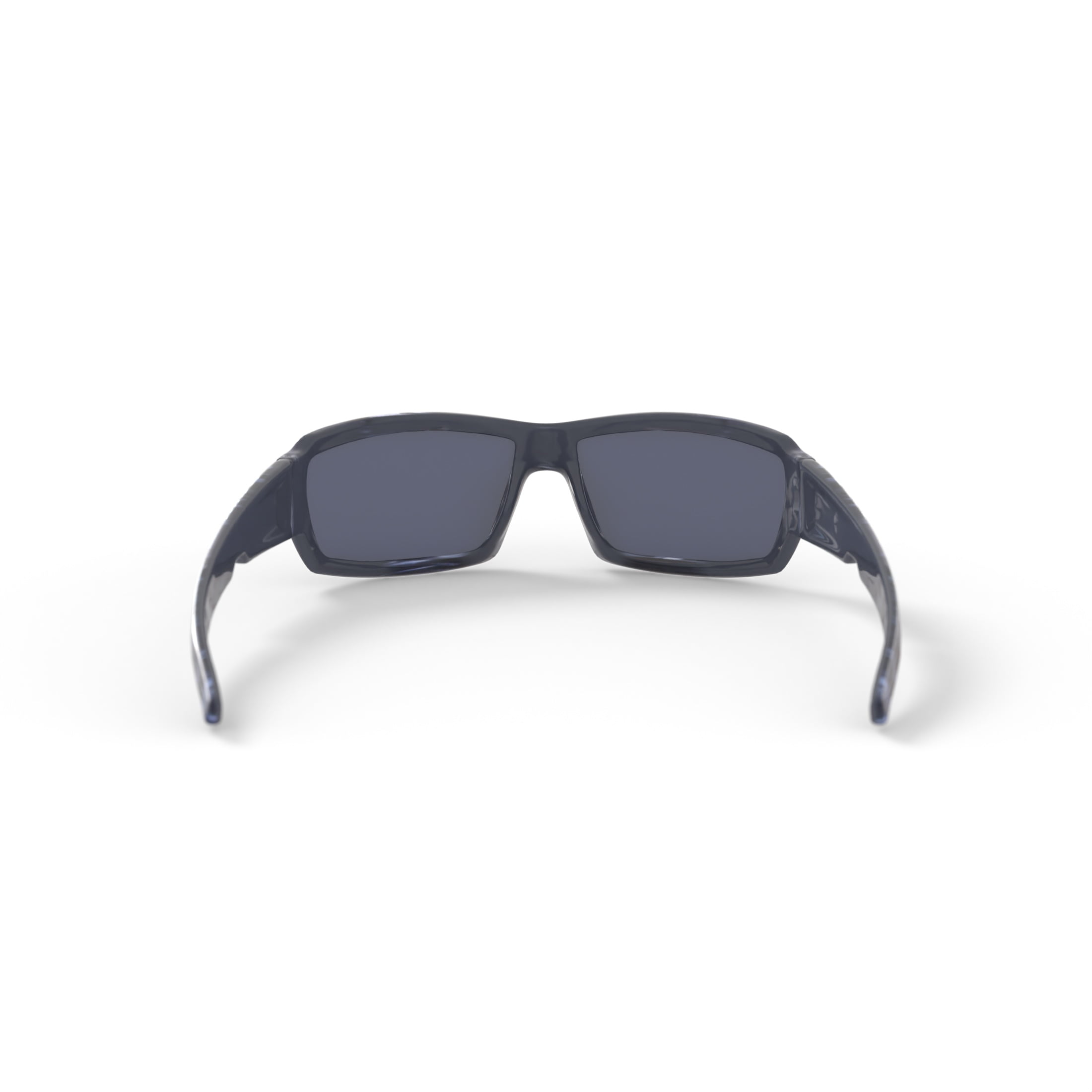 DVX Detour Sport Prescription Sunglasses, Grey Lenses/Black & White Streak Frame, OSHA Compliant ANSI Z87.1