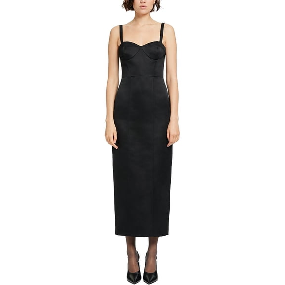 Toccin womens Solene Fitted Dress, 6, Black