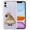 thumbnail image 1 of FINCIBO Soft TPU Clear Case Slim Protective Cover for Apple iPhone 11 6.1" 2019, French Bulldog Butt Looking Back, 1 of 4