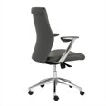 thumbnail image 3 of Eurostyle Crosby Chaise de Bureau Basse en Gris, 3 of 4