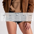 thumbnail image 4 of VBVC Women's Low Waisted Cheeky Denim Shorts , Casual Summer Jean Hot Shorts For Women , Ladies' Frayed Hem Rivet Shorts with Pockets,Blue,S-L, 4 of 8