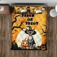thumbnail image 4 of Trick or Treat Sphynx Needs Candy Happy Halloween Night Quilt Bedding Set Cat Lover Kitten Owner Gifts Idea 1 Blanket Bed Cover 2 Pillowcases - 02020, 4 of 5