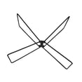 thumbnail image 4 of Almencla Foldable Cooler Stand Versatile Metal Portable Frame for Cooking BBQ Outdoor black, 4 of 8