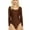 Brown, variant on Women's Leotard Basic Long Sleeve Ballet Dance Leotard Variety of Colors (Size XSmall-XLarge)