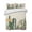beige, variant on Quilts Twin Size, Vintage Green Cactus Soft Comforter Bedding Set for Bed, Spring Floral Watercolor Botanical Lightweight Quilted Bedspread with Pillow Cover(2 Pieces) for All Season, 68x86 Inch