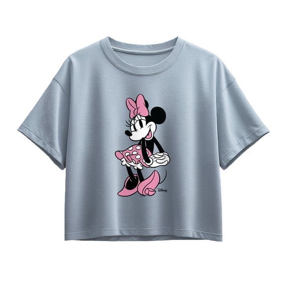 Disney - Minnie Heels - Youth Girls Boxy T-Shirt