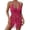 Z-Hot Pink212, variant on JIAYUE Women's Swimwear Cover-Ups Beach Vacation Halter Neck Above Knee Solid Color Sleeveless Sexy Crocheted Strap Hollow Long Tassel Bikini Cover Up Cropped Dresses
