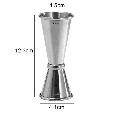 

Kitchen Shot Measure Jigger For Bartending - Jigger -Grade Stainless Steel - Measuring Cup Japanese Jigger - Double Jigger