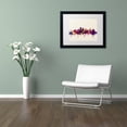 thumbnail image 2 of Trademark Fine Art "Kansas City Skyline" Canvas Art by Michael Tompsett, White Matte, Black Frame, 2 of 4