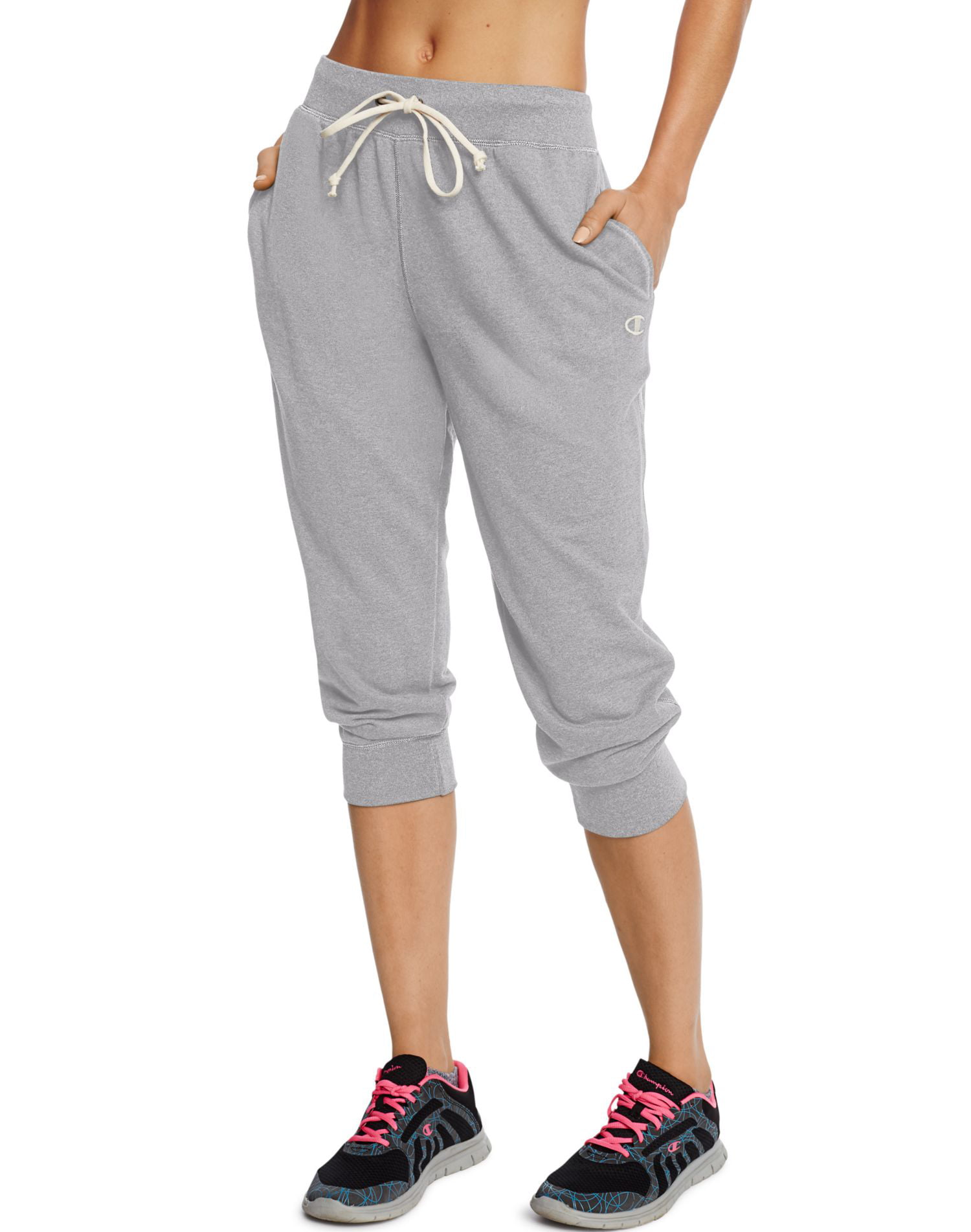 Women`s French Terry Jogger Capris 