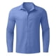 thumbnail image 1 of Camisa informal de otoño de lino con botones para hombre: corte holgado, manga larga, cuello en V y tejido transpirable, 1 of 4