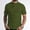 Army Green, variant on CaiJunJia George T Shirts for Men,Men's Casual Henley Shirts Classic Button Cotton Short Sleeve T-Shirt Summer Basic Solid Lightweight Tees Tops