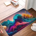 thumbnail image 2 of Cauagu Colorful Surreal Landscape Print Front Door Mat for Indoor Entrance 16x24 Inche,Absorbent Doormat Washable Carpet for Bathroom/Garage/Kitchen/Entry/Back, 2 of 7