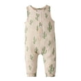 thumbnail image 1 of XDZJLR Baby Boy Rompers Play Infant Clothing Sleeveless Cartoon Printed Pajamas Sleep & Outfit, 1 of 7