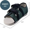 thumbnail image 2 of DMI Post Op Shoe, Surgical Walking Shoe for Plantar Fasciitis, Foot Pain, Broken Foot or Toes, Lightweight, Adjustable Straps, Universal Left or Right Foot Fit, 1 Each, Women's 6-8, FSA HSA Eligible, 2 of 7