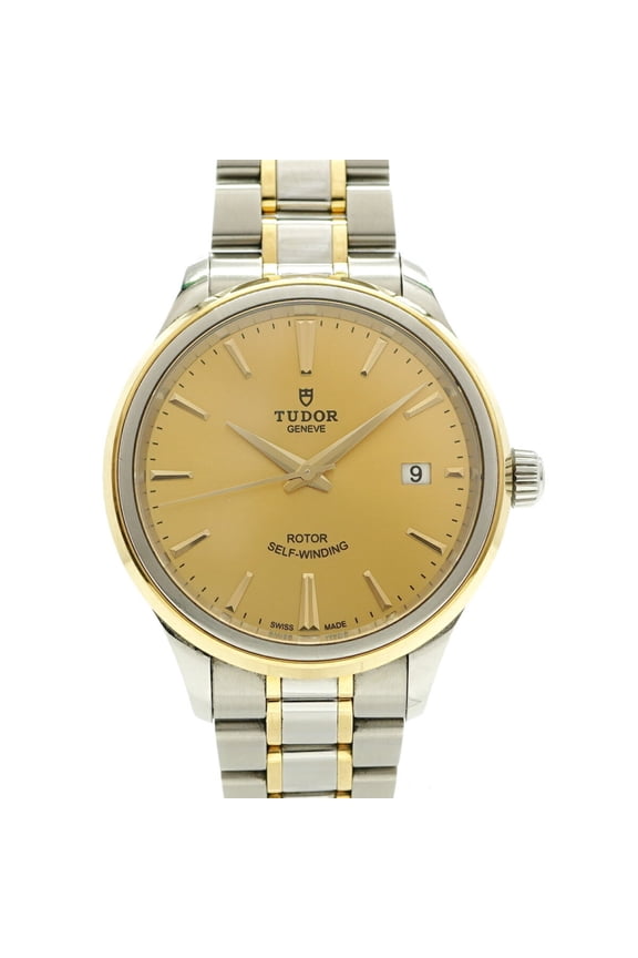 Pre-Owned Tudor Style 12503 Gold Dial Men's Watch (Good)