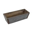 thumbnail image 1 of Cheungs FP-3504-12GW 12 in. Gray Wash Wooden Ledge Planter, 1 of 1