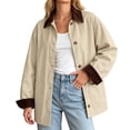 thumbnail image 4 of MuXiKeJi Clothes Oversized Barn Jackets for Women Fall Jacket Fashion Trendy 2026 Womens Lightweight Shacket with Front Deep Pockets,Spring,Thin,Corduroy Collar,Utility,Chore,Casual Outerwear, 4 of 5