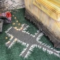 thumbnail image 4 of Alfombra de árbol de navidad alfombras decoración de dibujos animados interesante recortado vacaciones decorativas alfombra festival suministro para amigos familiares con luz Kearding HA011126-01B, 4 of 6
