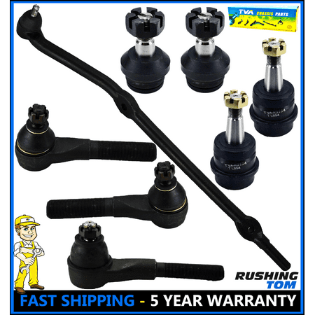 2006 Jeep Tj Replacement - 8 Piece Suspension Ball Joints & Tie Rod Ends Jeep TJ Wrangler ES3094 K3134 4WD