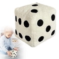 thumbnail image 1 of Dice Plush Pillow Cute Plush Dice Toy Plush Stuffed Dice Toys Creative And Fun Simulation Dice Cube Plush Fill Soft Sofa Cushion Perfect For Decoration, 1 of 9