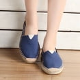 thumbnail image 5 of Men Fashion Ethnic Canvas Stitching Slip On Espadrille Loafers Casual Shoes, 5 of 6