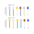 thumbnail image 4 of Naiyafly Glass Mixing Spoon High Borosilicate Beautiful Clear Coffee Beverage Stirrer, 4 of 8