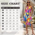 thumbnail image 6 of Yuyamidu Matching Outfits for Couples Midi Dresses for Women Men's 2 Piece Summer Outfits Button Down Shirts and Shorts Vacation Sets Asymmetrical Hem Dress Tropical Floral Woman L, 6 of 6