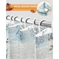 thumbnail image 4 of Shower Curtain, Thanksgiving Pumpkin Coastal Starfish Waterproof Shower Curtain Set with Hooks for Bathroom Showers,Stalls and Bathtubs,36x72In Retro Wood Grain, 4 of 7