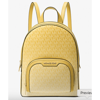 Michael Kors Addison Medium Leather Backpack Michael Kors Addison Medium Leather Backpack - Fawn  main image 3