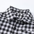 thumbnail image 4 of Odeerbi Baby Boy Girl Clothes Toddler Outfit Kids Fashion Gentleman British Style Lattice Pattern Print Long Sleeves 2025 Casual Shirt Overalls Suit White, 4 of 9