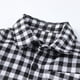 thumbnail image 4 of Ropa Para Bebé (Niño O Niña) Traje Para Niños Pequeños Moda Para Niños Caballero Estilo Británico Patrón De Celosía Estampado De Manga Larga Camisa Informal Traje De Mono Blanco Odeerbi LM103-11541, 4 of 9