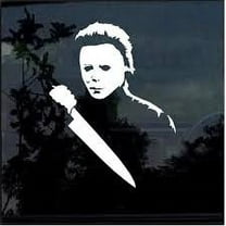 Michael Myers Halloween 6 Inch Vinyl Car Decal – Horror Classic Movie Sticker for Truck, Car, Tumbler, Cup, Laptop, Decor, Locker, Table, Window