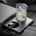 thumbnail image 5 of Seamless Pugs Skinny Tumbler with Lid, Vacuum Insulated Double Wall Stainless Steel Travel Tumbler Cup for Coffee Tea Beverages, 20 oz, 5 of 6