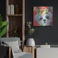thumbnail image 4 of Luxe Metal Art 'Floral Hot Dog' by St. Hilaire Elizabeth, Metal Wall Art, 24"x24", 4 of 8