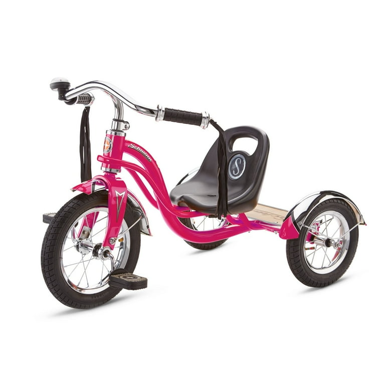 Schwinn Roadster Kids Bike, Retro-Style Toddler Cruiser Tricycle