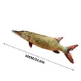 thumbnail image 4 of HZRSLY Simulation Fish Doll, Plush Aquatic Pillow, Multi-Purpose Comfort Toy, Realistic Decorative Accent, 4 of 5