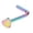 Multicolor, variant on Bend It Yourself Nose Stud Ring Stick on Nose Piercing 22g Ring Glow in The Dark Nose Rings Nose Rings 14 Gauge Nose Stud 20 Nose Ring Nose Piercings Set 14g Nose Stud Initial Nose